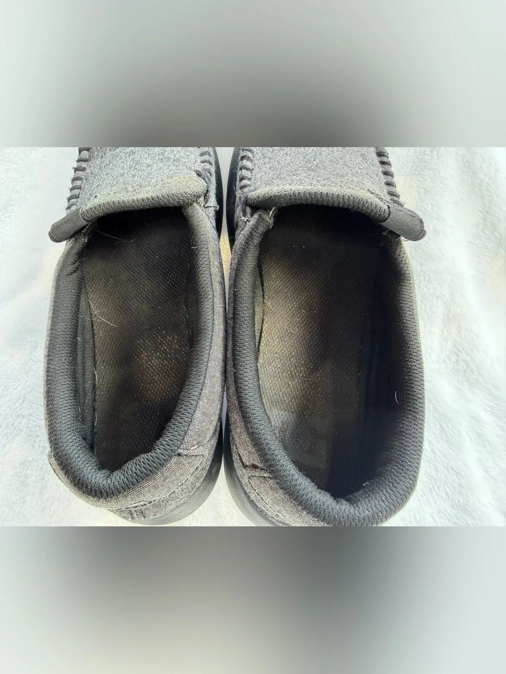 DC Shoes Villain 2 Men's Size 8 Dark Grey Slip On Skate Loafers Moccasin Sneaker